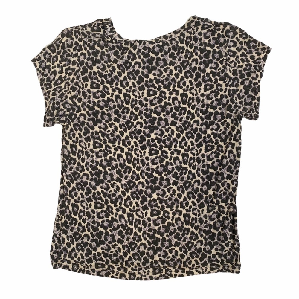 AMERICAN EAGLE Leopard Print Tee One Size